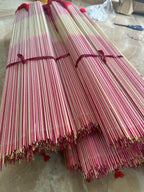 Dusty Rose Boho Wall Fan, Large Fan Headboard Decor, Bedroom Gift for Her