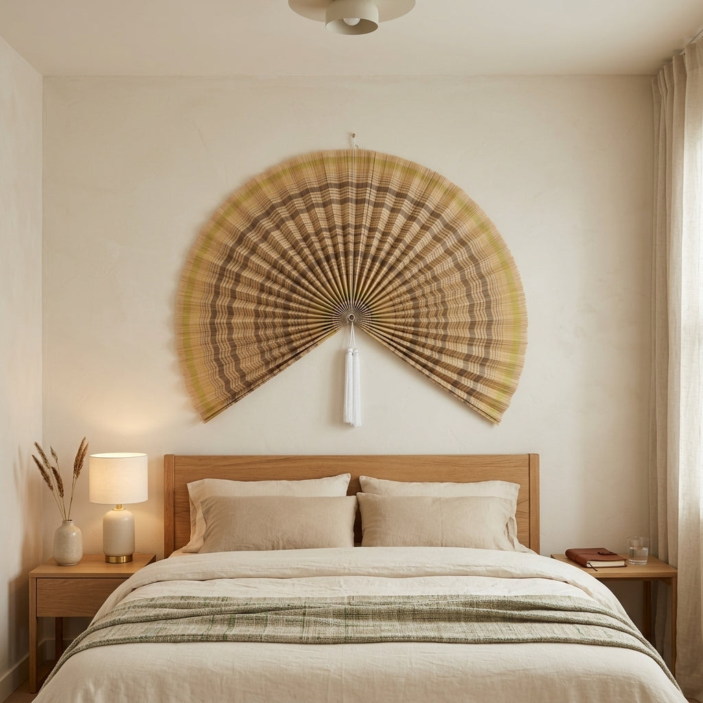 Boho Wall Basket Decor | Handwoven Seagrass Wall Basket Set for Living Room, Bedroom & Nursery