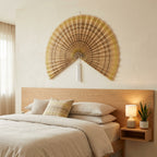 Boho Wall Basket Decor | Handwoven Seagrass Wall Basket Set for Living Room, Bedroom & Nursery