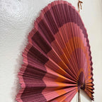 Oversized Bamboo Wall Fan Decor for Bedroom & Headboard