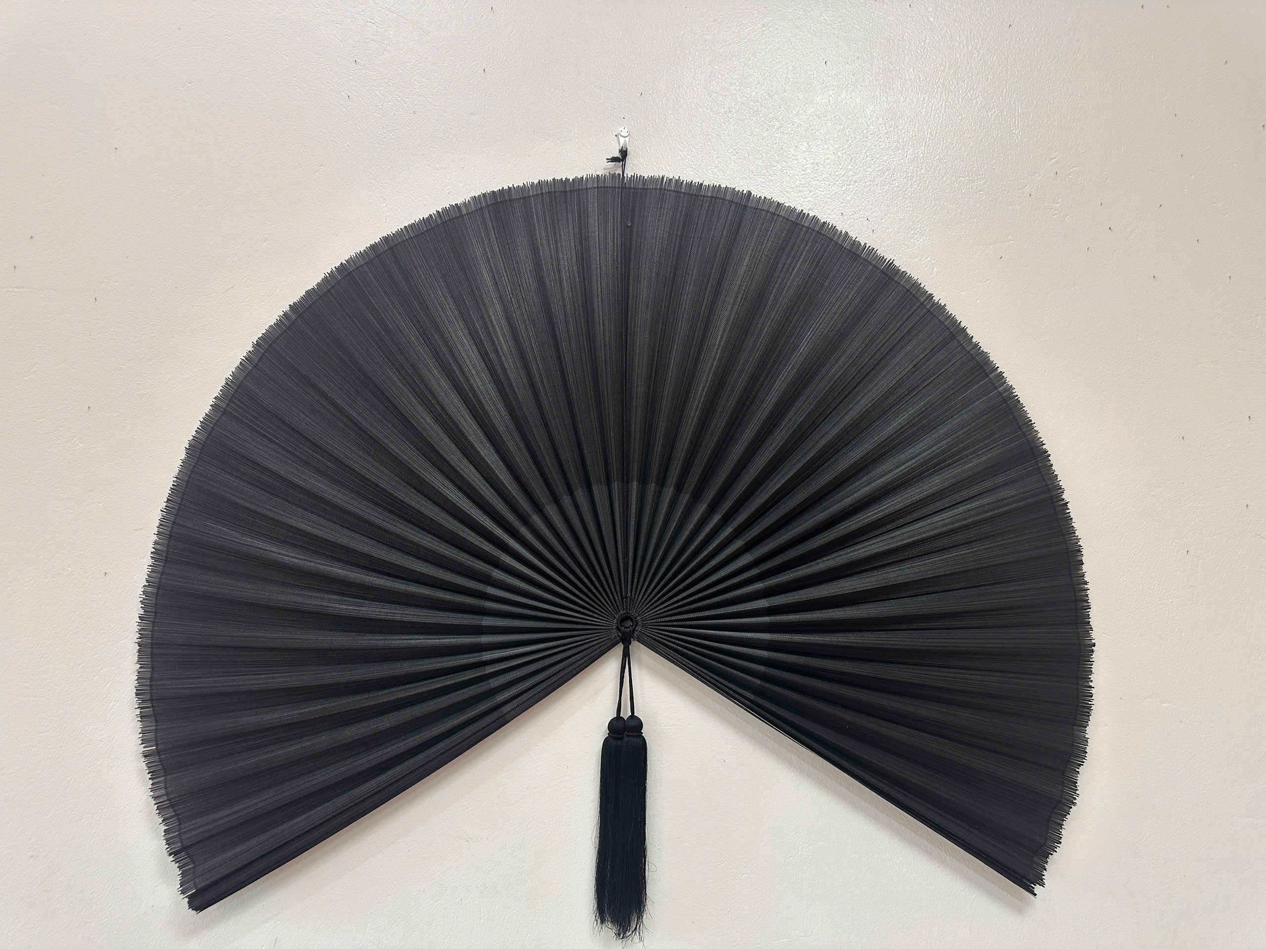 Oversized Bamboo Wall Fan Decor for Bedroom & Headboard