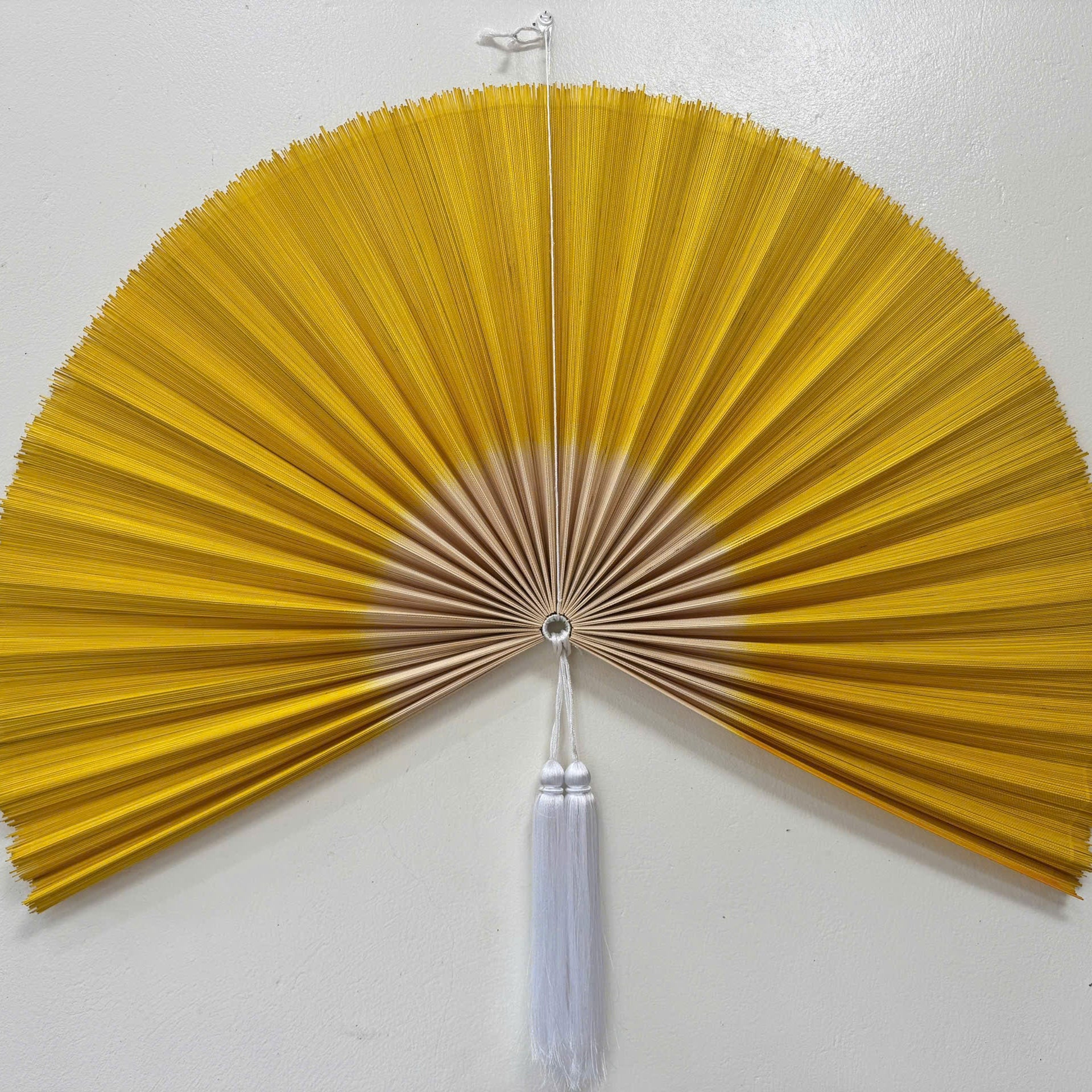 Large Bamboo Wall Fan Decor – Boho Wall Art for Bedroom & Living Room