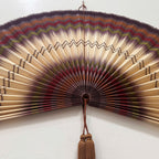 Bamboo Wall Fan Decor Brown – Large Boho Wall Hanging