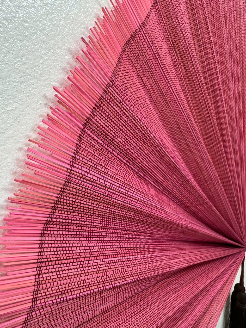 Oversized Bamboo Wall Fan Decor for Bedroom & Headboard
